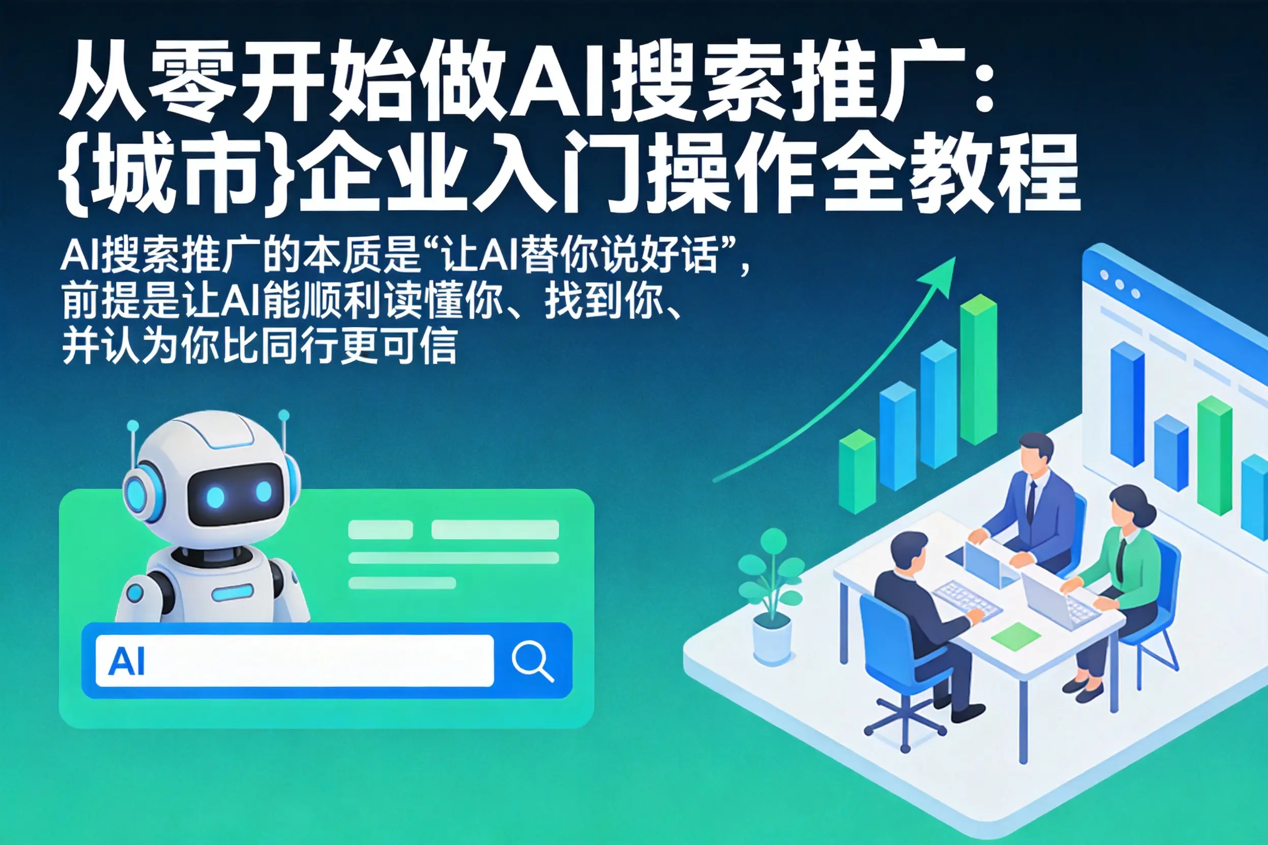 从零开始做AI搜索推广：马尾企业入门操作全教程