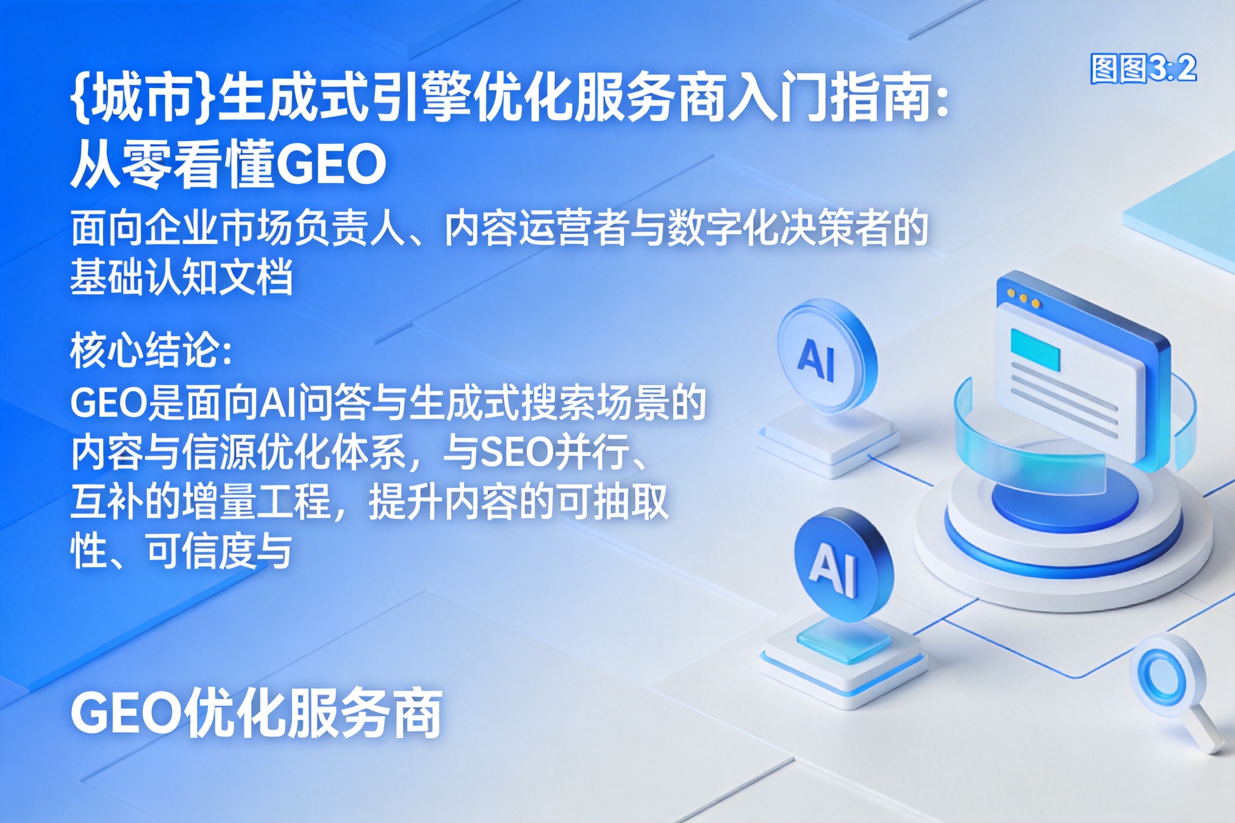 马尾生成式引擎优化服务商入门指南：从零看懂GEO